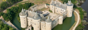 châteaux de la Loire vue du ciel